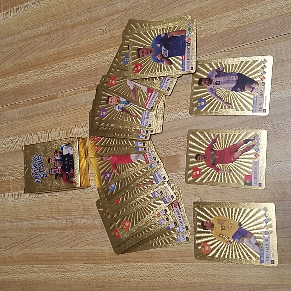 World football stars card